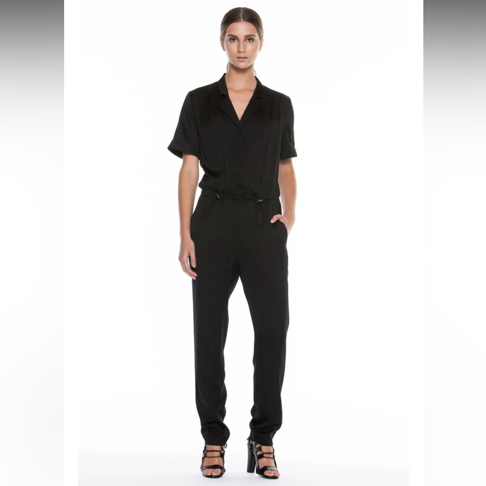 Co+Co by Coco Rocca Cheyenne Black Jumpsuit Size 8